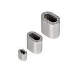 Aluminum DIN EN 13411-3 Stainless Steel Ferrule For Crimping Wire Rope for sale