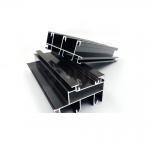 Anodized Black Aluminum Extrusion Profiles for Window And Door Irsael Market for sale