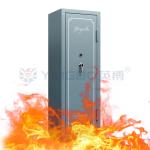 Haze Blue Color Design Gun Safe Box Key Lock For Security for sale