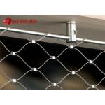 SS316 Ferrule Diamond Flexible Inox Stainless Steel Wire Cable Net Rope Mesh for sale