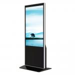 VETO 43 49 55 Inch Android Floor Standing Digital Kiosk 4K Resolution Indoor LCD Advertising Video Players Touch Screen for sale