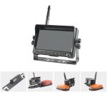 HD Wireless Truck Rearview Camera Reversing Monitor 4 Channels for sale
