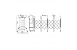 China Automatic Electric Retractable Door Factory School Main Gate Driveway supplier