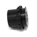 Smart British Furniture AC Black Round Power Socket Embedded Installation