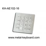 Vandal resistant Industrial Metal Numeric Keypad 4x4 16 keys design for sale