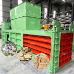 Cardboard Baler Horizontal Cardboard Compactor Foam Automatic Paper Hydraulic Cardboard Waste Pet Baler Baling Press Machine for sale