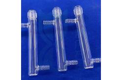 China Custom High Purity High Temperature Sealed Laboratory Quartz Thread Pipe supplier