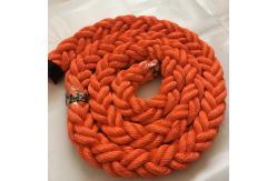 China 80mm 60mm Ships Mooring Rope Polyester Boat Marine Ropes 8 Strand supplier