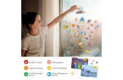 China 200PCS Repositionable Stickers About Robot Space Gargabe Sorting Virus Germ supplier