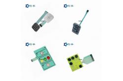 China PCB Silicone Rubber Keypad Custom 3M468 Matte Surface Memrbane Keypad supplier