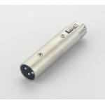 3 Pin Female XLR To Male 3 Pin Connector Adapter , XLR Connector DB2003 for sale