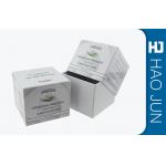 White Square Cosmetic Paper Boxes For Perfume / Coconut Oil , Free Sample for sale