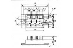 China IGBT Power Module 6DI20A-050 POWER TRANSISTOR MODULE  FUJITSU IGBT Power Module supplier
