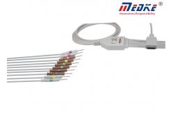 China TPU Jacket Nihon Kohden CE 10 Lead BD-615E 12 Lead Ecg Cables supplier