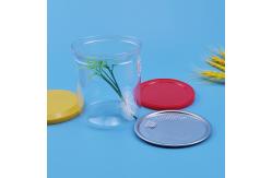 China Lightweight Recyclable 450ml Plastic Food Cans for nuts beans supplier