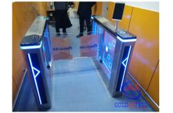 China Full Automatic Swing Turnstile Gate With Face Recognition Access Control System supplier