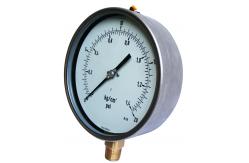 China Liquid-Filled Pressure Gauge with 3: ± 1.6% 6 Fixed Pointer Gaseou supplier