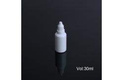 China Squeeze 30ml Hdpe White Empty Eye Drop Bottle With White Cap Automatic Machine supplier