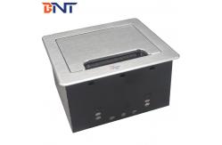China High Quality Office Table Mounted Socket Hidden Socket With Brush Cover supplier