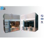 Horizontal / Vertical Flame Electrical Testing Machine 50W 500W IEC60695-11-4 / 3 for sale