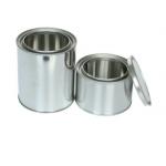 Cylindrical 1 Gallon Metal Paint Can Lids CMYK ISO9001 for sale