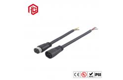 China Large Flat 3 4 5 Pin Waterproof Male Female Connector supplier