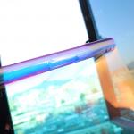 Commercial Colourful Rainbow Dichroic Window Tint Dazzling Building Film 2mil Thick