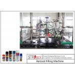 High Performance Aerosol Filling Machine , Aerosol Paint Can Filling Machine 