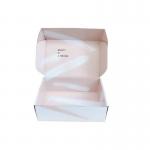 Plain Recycled cardboard Shoe Packaging Box UV Coating Embossing for sale