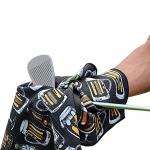 Custom Printed Logo Microfiber Waffle Golf Towel With Hook And Clip