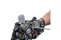 China Custom Printed Logo Microfiber Waffle Golf Towel With Hook And Clip supplier