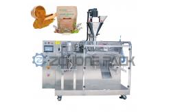 China Horizontal Doypack Packing Machine Automatic Flour Bag Ginger Packaging supplier