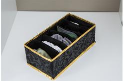 China 6 Cells Foldable Drawer Organizer For Socks And Underwear supplier