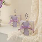 European Wedding Favor Box Floral Lace Hanging Candy Gift for sale
