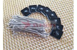 China Pigeon Proofing Solar Arrays Black Paint Aluminium Speed Clips supplier