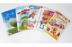 China Fashionable Custom Voice Musical Greeting Card for New year , wedding supplier