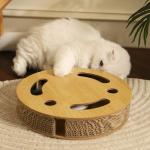 Indoor Interactive Cat Scratching Board Round Cat Scratch Board OEM