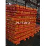 Double Sided Orange PE Poly Tarps Roll with Paper Core and Customization Made Easy for sale