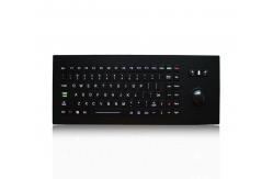 China Marine Keyboard Military Black Ruggedized keys with Trackball supplier