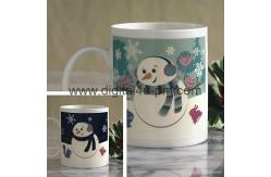 China Christmas color-changing mugs supplier
