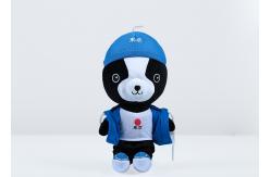 China Huggable Soft Plush Toys Super Soft Fabric Cusomized Logo High Elasticity supplier