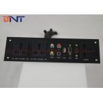 Hidden Wall Mount Multimedia Socket Plate For Hotel AV Solutions