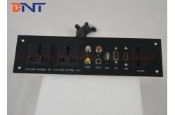 China Hidden Wall Mount Multimedia Socket Plate For Hotel AV Solutions supplier