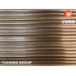 ASTM B111 C44300 Seamless Admiralty Brass Tube For Heat Exchanger