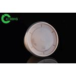 Brown Round Kraft Disposable Paper Bowls With Lids Biodegradable For Noodles for sale