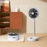Auto Rotate Mini Usb Rechargeable Fan Office 10000mAh Remote Control Fan for sale