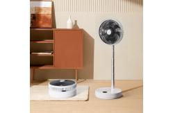 China Auto Rotate Mini Usb Rechargeable Fan Office 10000mAh Remote Control Fan supplier