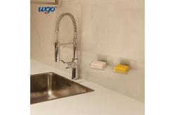 China Shower Counter Damage Free Transparent Plastic Rrain Soap Tray No Install Needed supplier