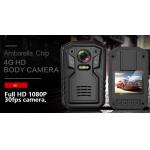 1080P Full HD 4G Body W orn Camera  Waterproof With Real-Time Viewing Control for sale