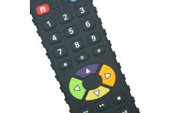 China Remote Tv Controller Shape Silicone Teether Toy For Toddler MHC New Gamepad supplier